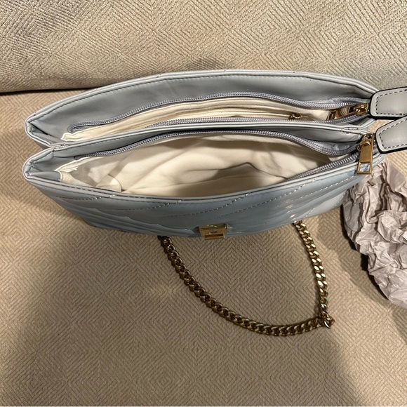 Tory Burch Kira chevron leather women’s shoulder/ crossbody bag - Picture 9 of 10